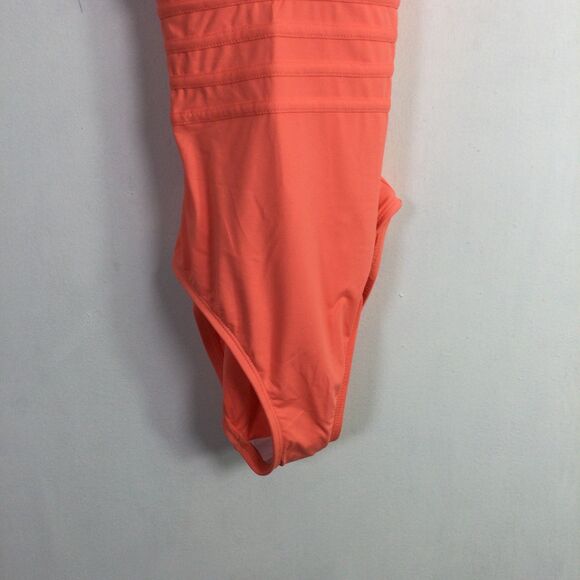 La Blanca Womens Multi-Strap Cross-Back One Piece Swimsuit Orange Size 0 NWT - Picture 10 of 16
